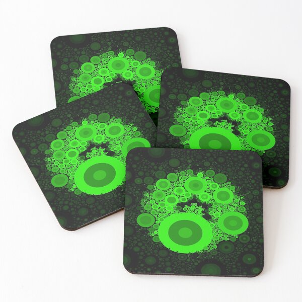 Item preview, Cute Aesthetic Green Cercles pattern gift for digital art lover  designed and sold by AYACHI90.