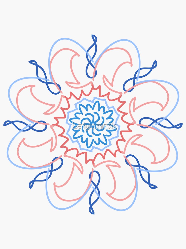 "Mandala Scrubs" Sticker for Sale by Laiyumrok | Redbubble