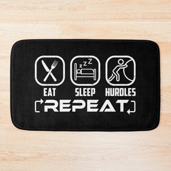 Item preview, Eat Sleep Hurdles Repeat designed and sold by PerfectArt Shop.