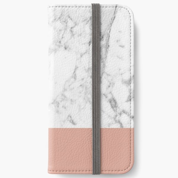 Coral Marble iPhone Wallet
