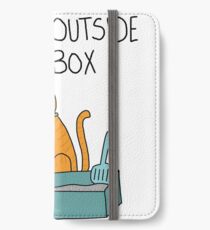 Kreative Katze iPhone Flip-Case/Hülle/Klebefolie