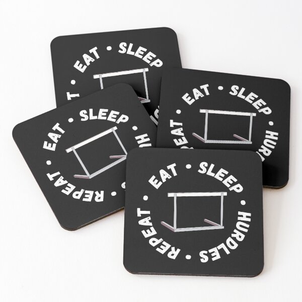 Item preview, eat sleep hurdles repeat designed and sold by Sinovius.