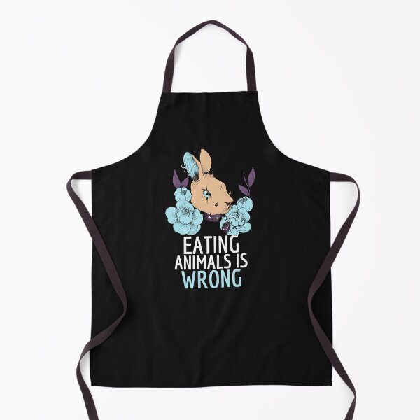 Item preview, Eating Animals Is Wrong designed and sold by curledup-cat.