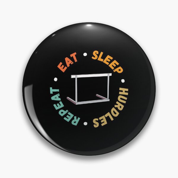 Item preview, eat sleep hurdles repeat designed and sold by Sinovius.
