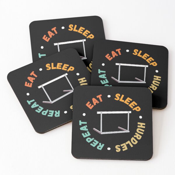 Item preview, eat sleep hurdles repeat designed and sold by Sinovius.