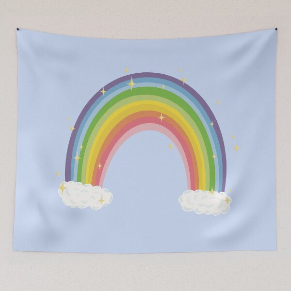 Item preview, Rainbow and stars designed and sold by Luaillustration.