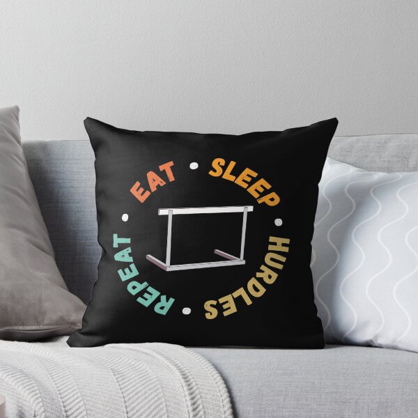 Item preview, eat sleep hurdles repeat designed and sold by Sinovius.