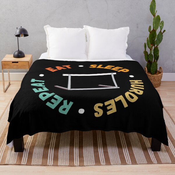 Item preview, eat sleep hurdles repeat designed and sold by Sinovius.