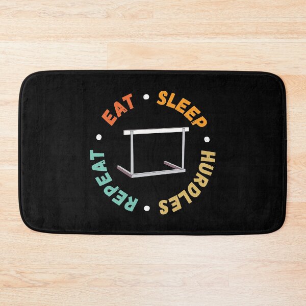 Item preview, eat sleep hurdles repeat designed and sold by Sinovius.