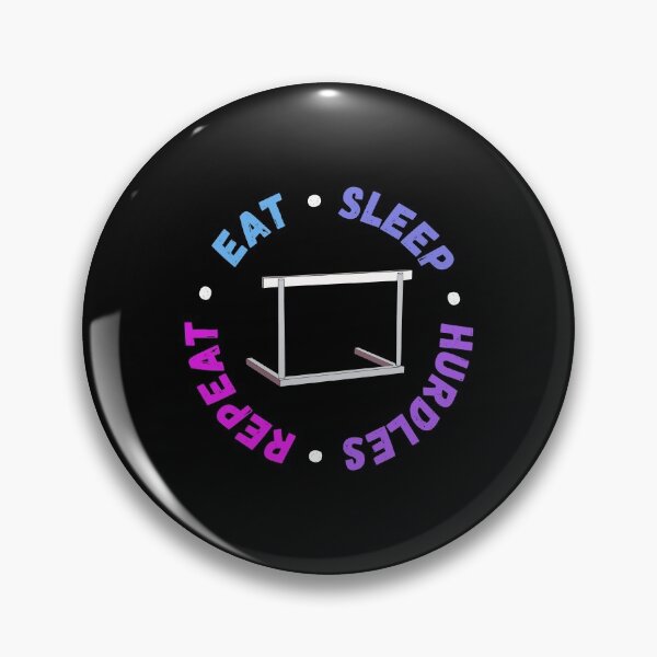 Item preview, eat sleep hurdles repeat designed and sold by Sinovius.