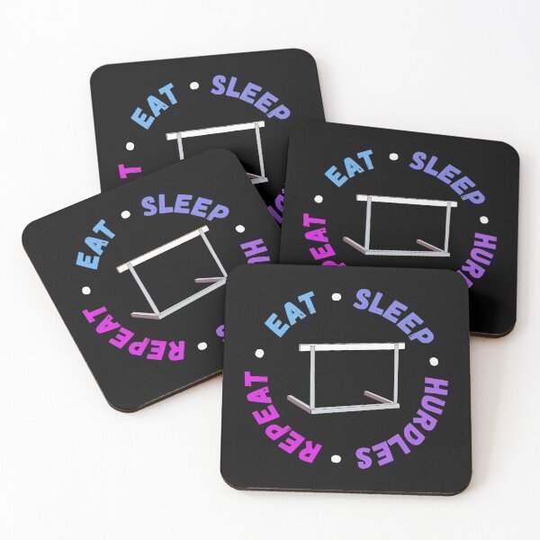 Item preview, eat sleep hurdles repeat designed and sold by Sinovius.