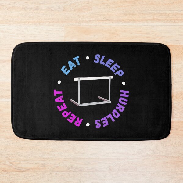 Item preview, eat sleep hurdles repeat designed and sold by Sinovius.