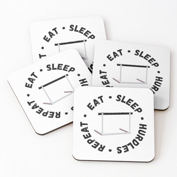 Item preview, eat sleep hurdles repeat designed and sold by Sinovius.
