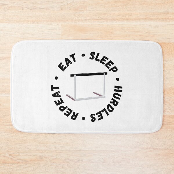 Item preview, eat sleep hurdles repeat designed and sold by Sinovius.