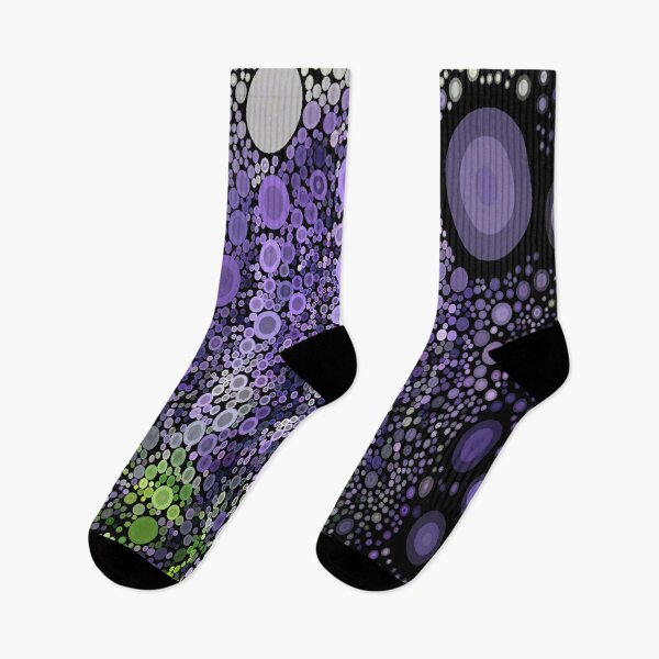 Item preview, Cute Aesthetic Purple Cercles pattern gift for digital art lover  designed and sold by AYACHI90.