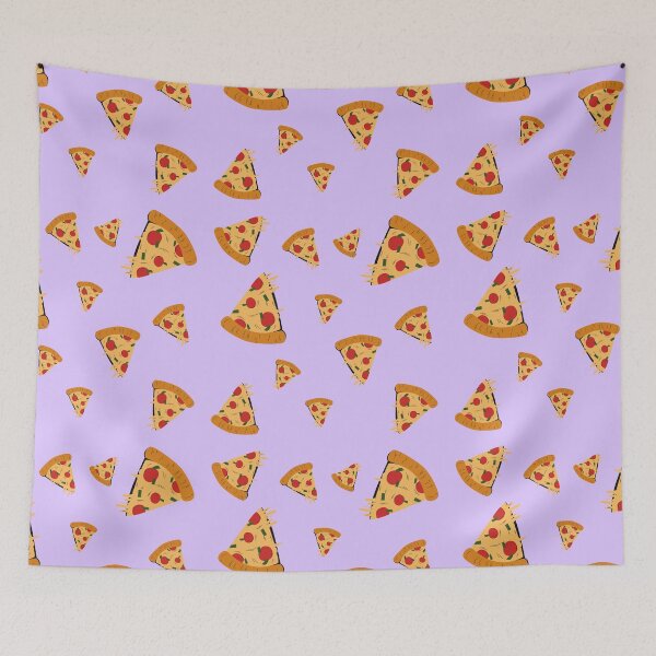 Item preview, purple pizza pattern designed and sold by NelBo.