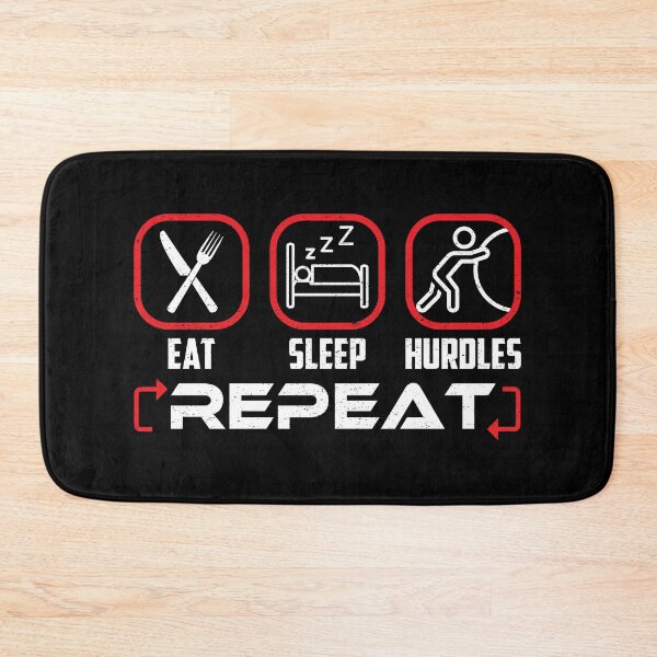 Item preview, Eat Sleep Hurdles Repeat designed and sold by PerfectArt Shop.