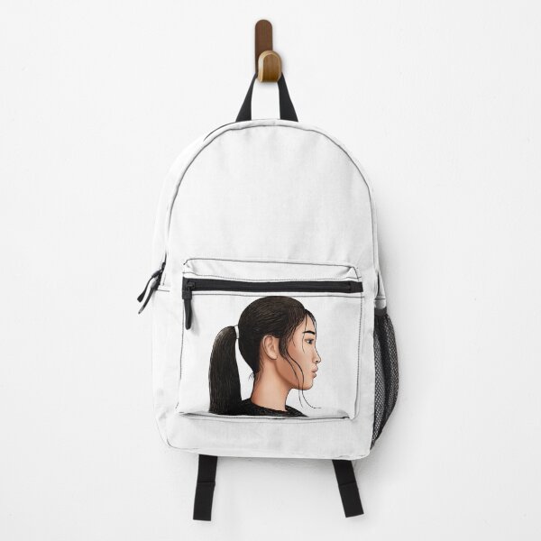 Item preview, stylized painted face in profile of an asian girl designed and sold by nataliavavilina.