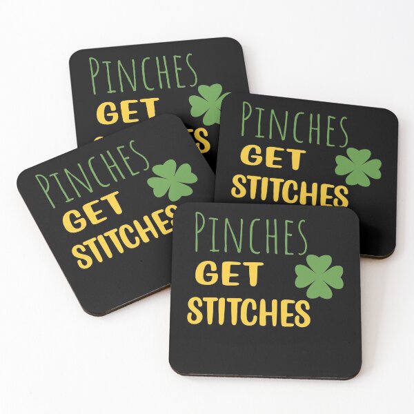 Item preview, Funny Pinches Get Stitches Patrick's Day Gift - Pinches Get Stitches Saint Patricks Day designed and sold by Run to Creations.