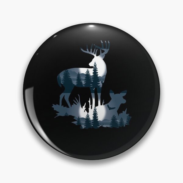 Item preview, It shows a deer moonlight - night design designed and sold by ChristopherIBK.
