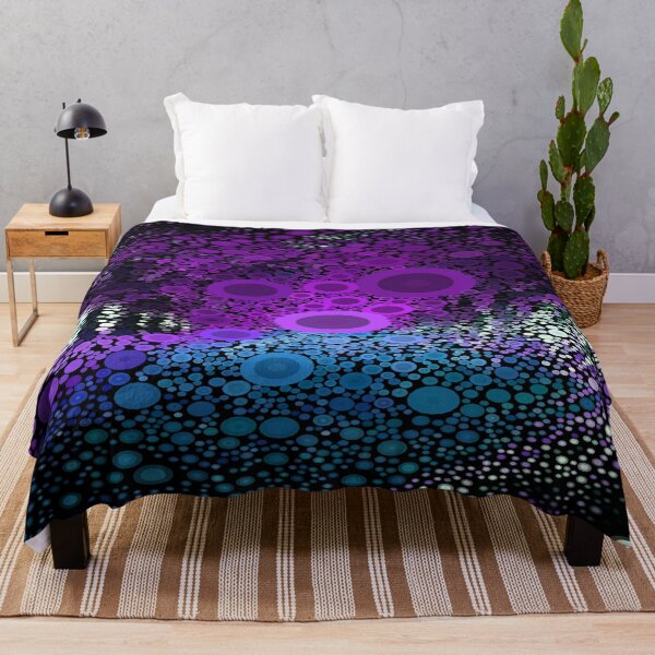 Item preview, Cute Aesthetic Purple and blue Cercles seamless gift for digital art lover designed and sold by AYACHI90.