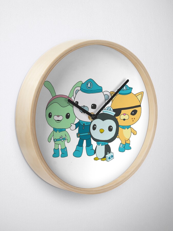 The Octonauts Captain Barnacles Kwazii Peso Tweak Clock By Sunriya Redbubble