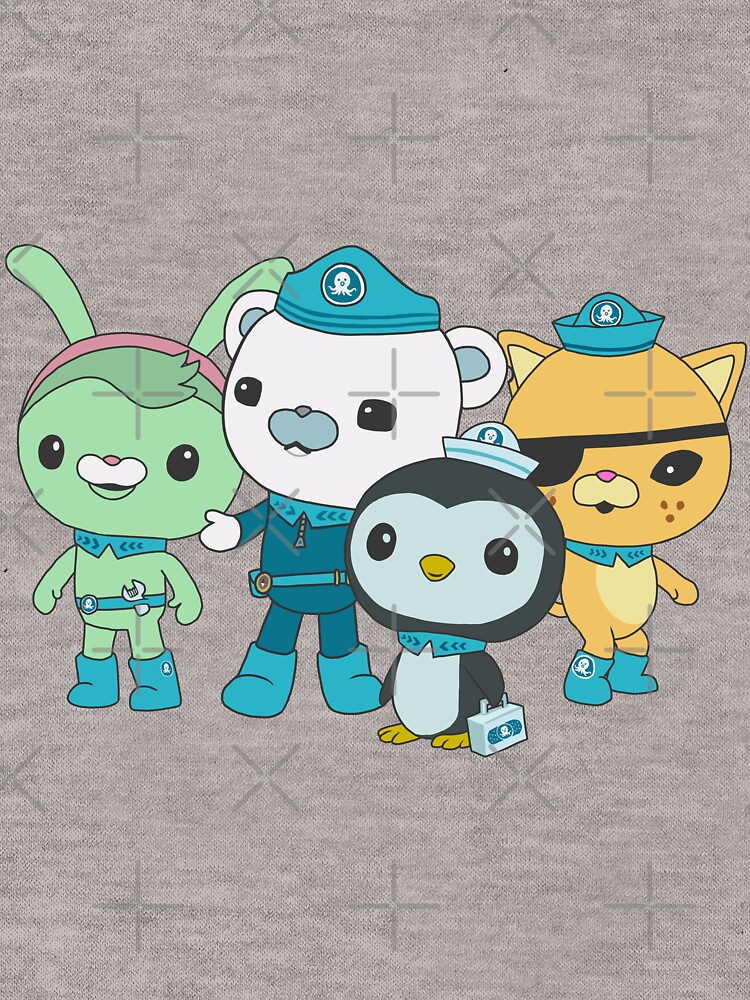 The Octonauts Captain Barnacles Kwazii Peso Tweak Lightweight Hoodie By Sunriya Redbubble