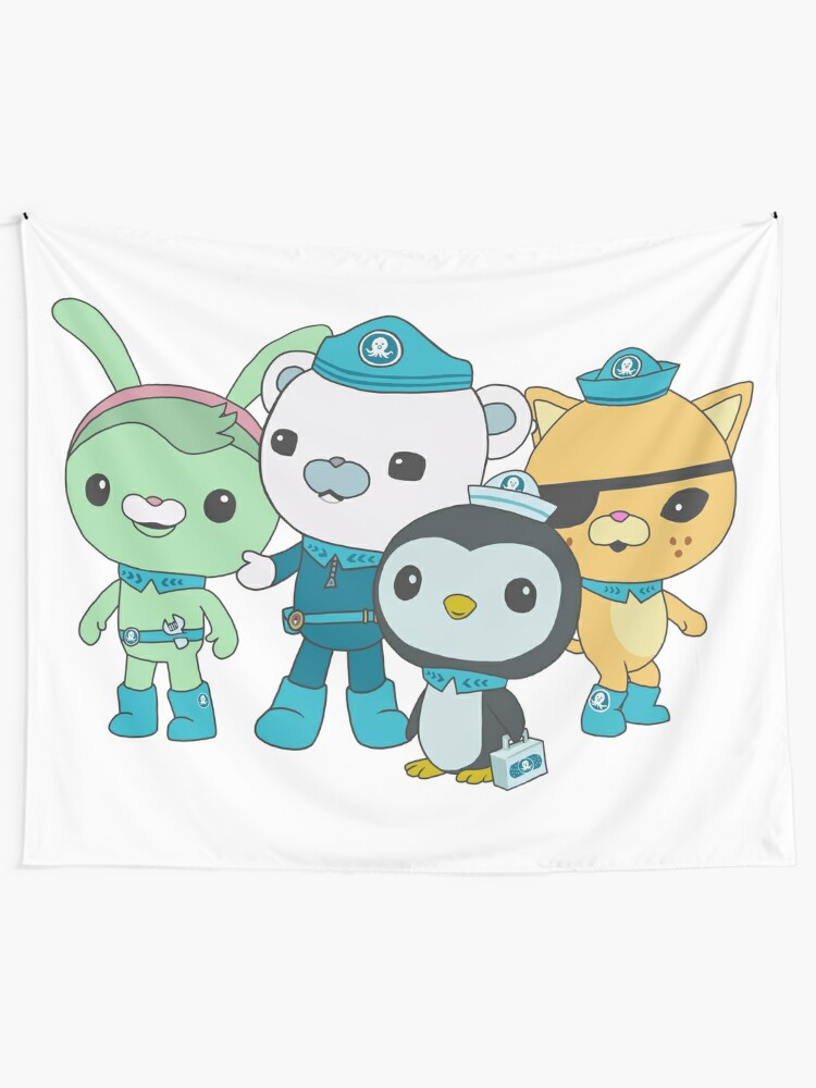 The Octonauts Captain Barnacles Kwazii Peso Tweak Tapestry For Sale By Sunriya Redbubble