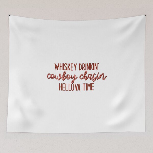Item preview, Whiskey Drinkin Cowboy Chasin Helluva Time designed and sold by paytoncooley.