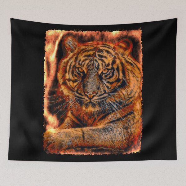 Item preview, Tiger fire color power designed and sold by umfhn.