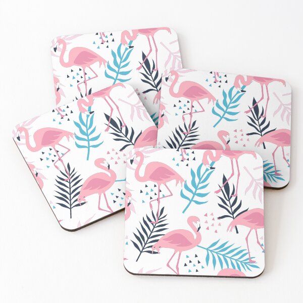 Item preview, Flamingo, tropical palms tree Art Design  designed and sold by Multi-D.