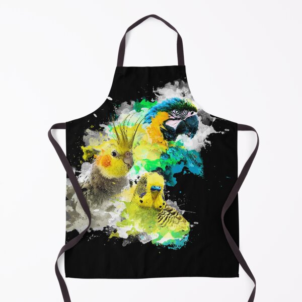 Artikelvorschau, Aquarell Splash Papagei Familie entworfen und verkauft von Alienphysique.