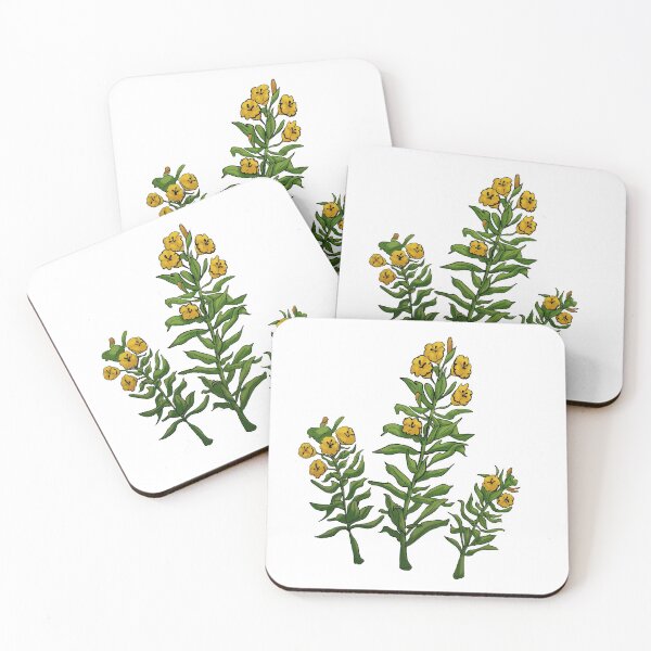 Item preview, Evening Primrose Flowers designed and sold by Tacomuffin.