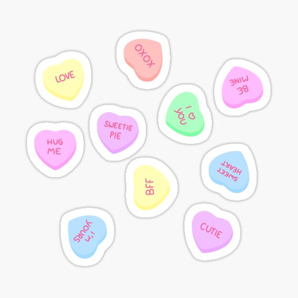 Necco Sweethearts Tiny Conversation Candy Hearts - Classic Flavors  Collectible