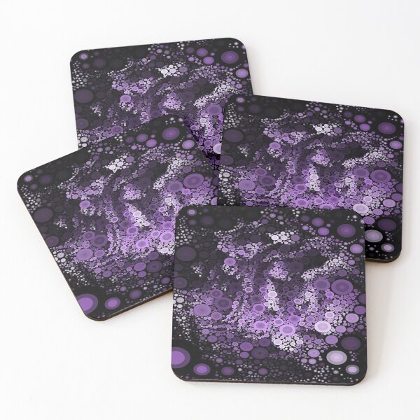Item preview, Cute Aesthetic Dark and purple Cercles pattern gift for digital art lover  designed and sold by AYACHI90.