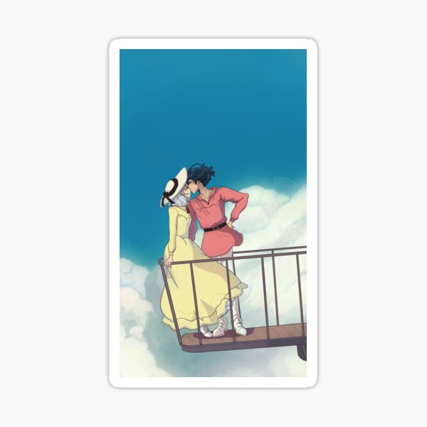howl moving castle Sticker