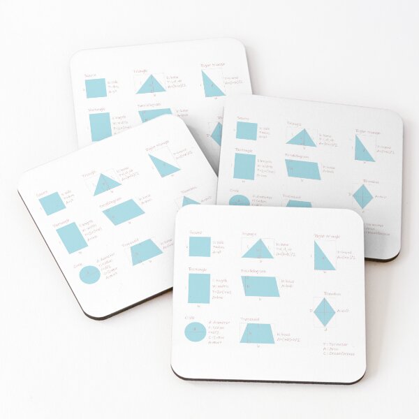 Item preview, the area and the perimeter formula-pack of stickers designed and sold by CSouissi.