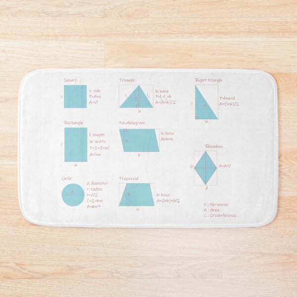 Item preview, the area and the perimeter formula-pack of stickers designed and sold by CSouissi.