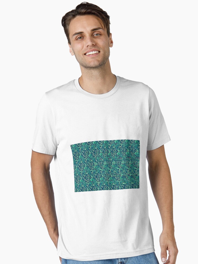 Imagen 1 de 7, Camiseta esencial con la obra Estereograma de PULPO, diseñada y vendida por JMarP.