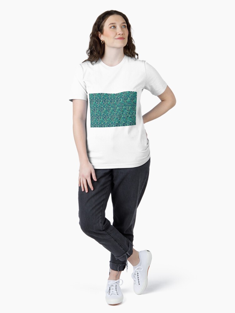 Imagen 4 de 7, Camiseta esencial con la obra Estereograma de PULPO, diseñada y vendida por JMarP.