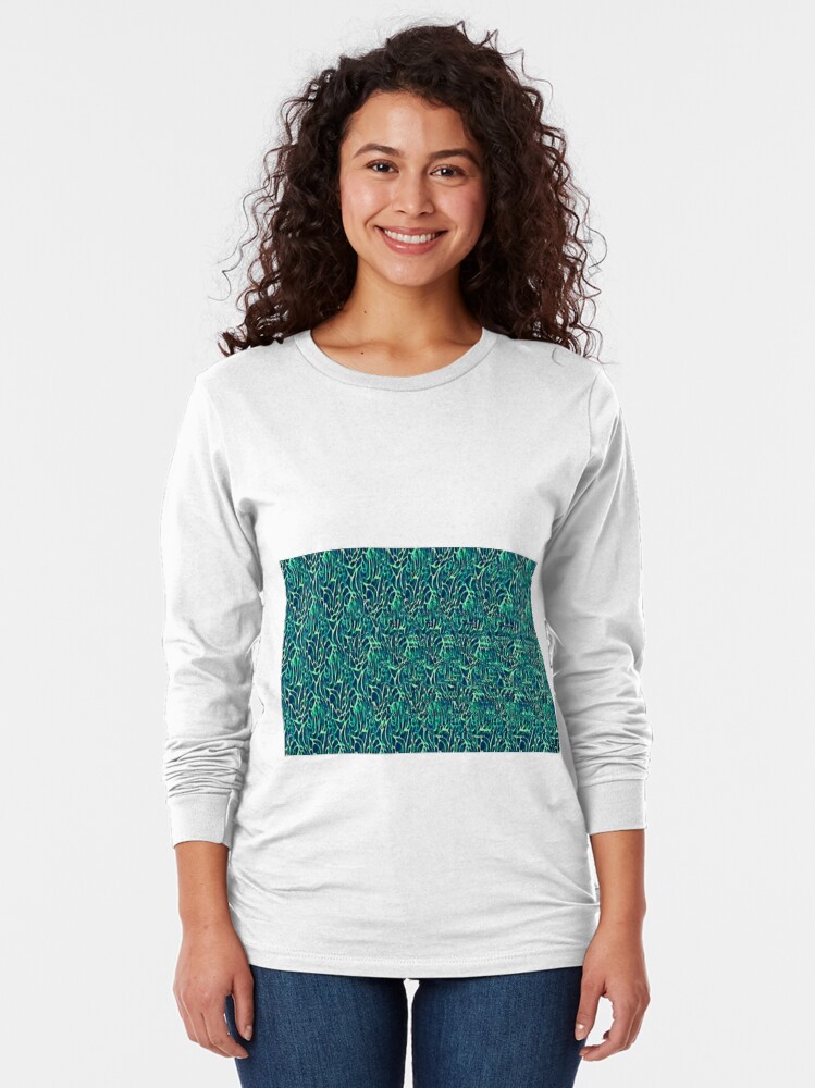 Imagen 2 de 5, Camiseta de manga larga con la obra Estereograma de PULPO, diseñada y vendida por JMarP.