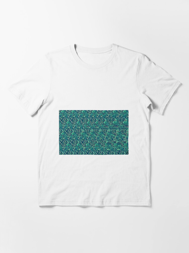 Imagen 3 de 7, Camiseta esencial con la obra Estereograma de PULPO, diseñada y vendida por JMarP.