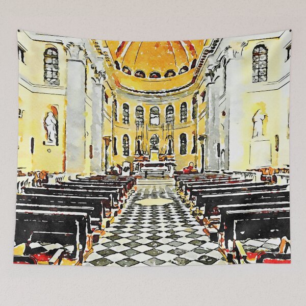 Item preview, Istituto Emiliani: church interior designed and sold by Giuseppe Cocco.