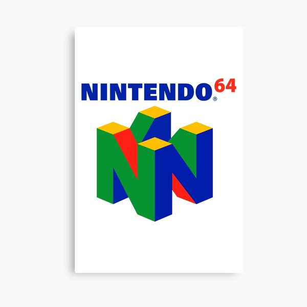 Nintendo 64 Logo Wall Art Redbubble