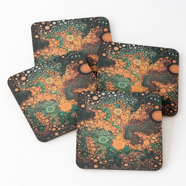 Item preview, Cute Aesthetic Orange Cercles pattern art gift for digital art lover  designed and sold by AYACHI90.