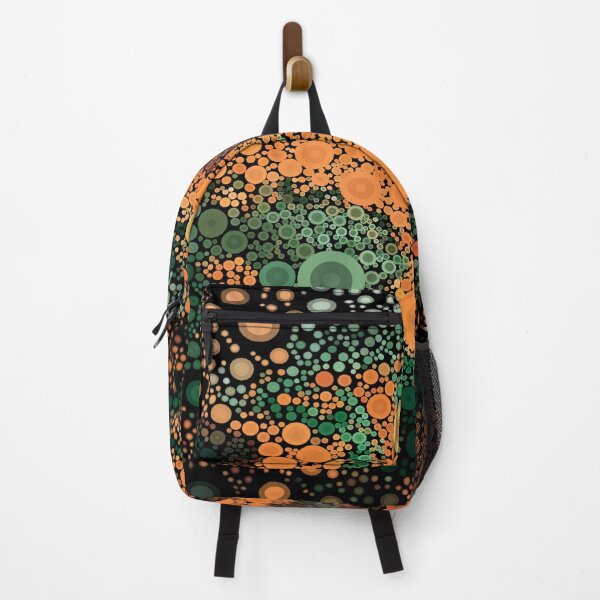 Aperçu de l'œuvre Cadeau d'art de motif de cercles orange esthétique mignon pour amateur d'art numérique créée et vendue par AYACHI90.