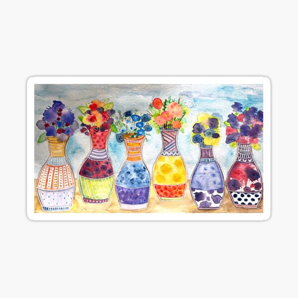 Vases Sticker