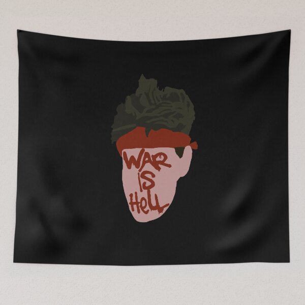 Item preview, War Is Hell in Red designed and sold by Spoof-Tastic.