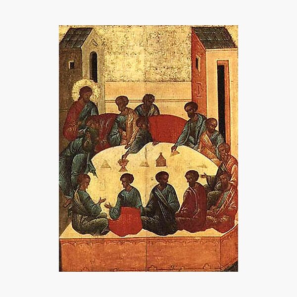 Item preview, Easter: Last Supper. Russian icon designed and sold by The Great  Art.