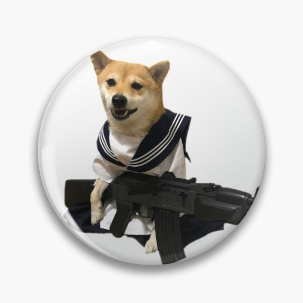 Item preview, Shiba School Girl Gun designed and sold by Mino Shop.